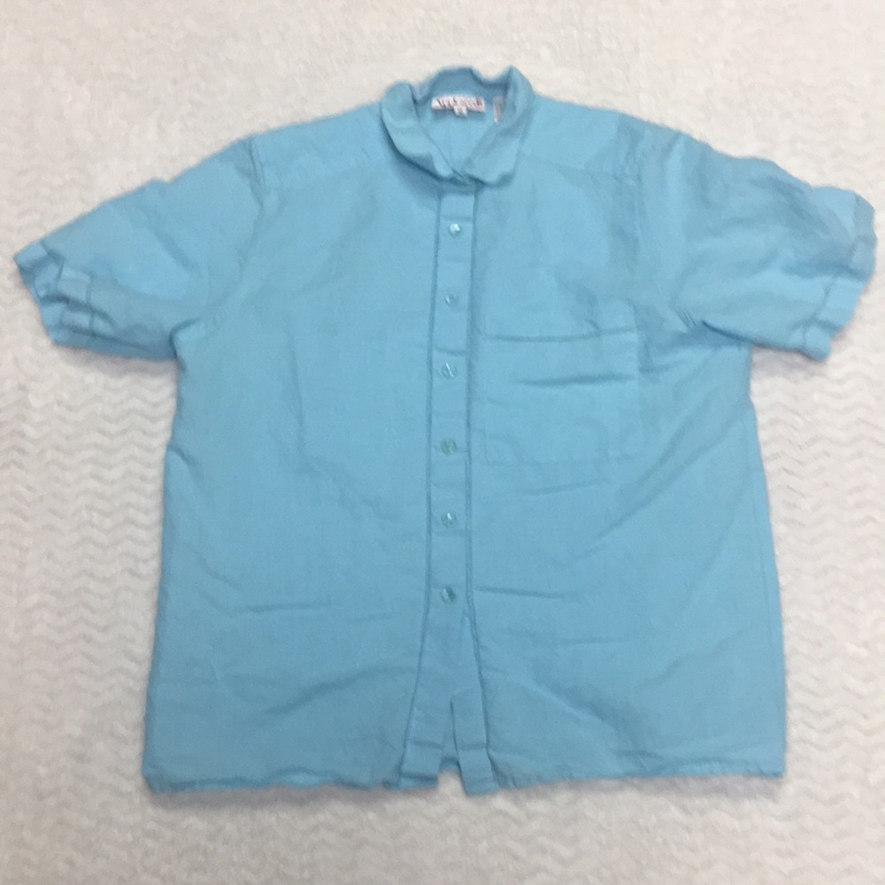 Appleseed’s button down shirt - size 10 blue